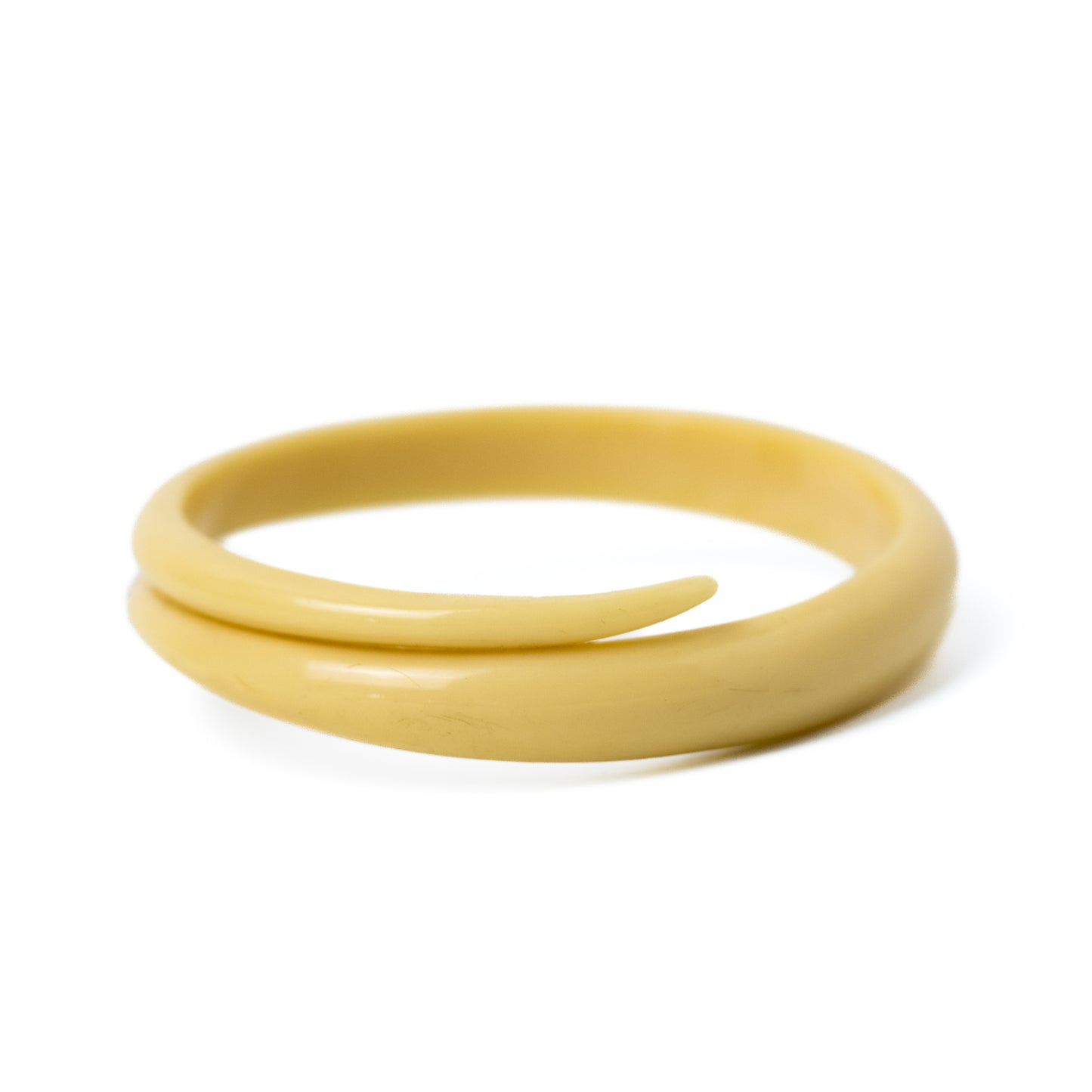 Celluloid Snake Bangle from 1920s Art Deco Era
