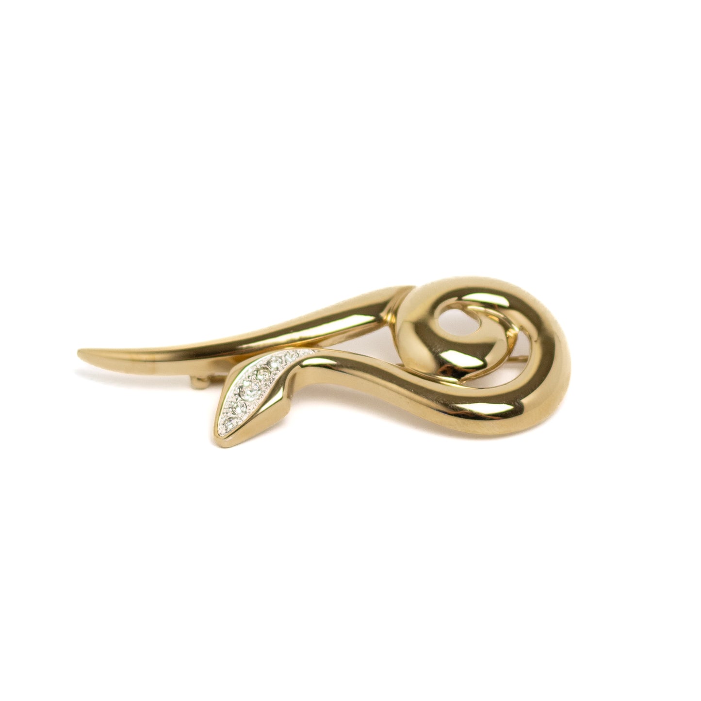 Pierre Lang Vintage Golden Snake Brooch in Original Box