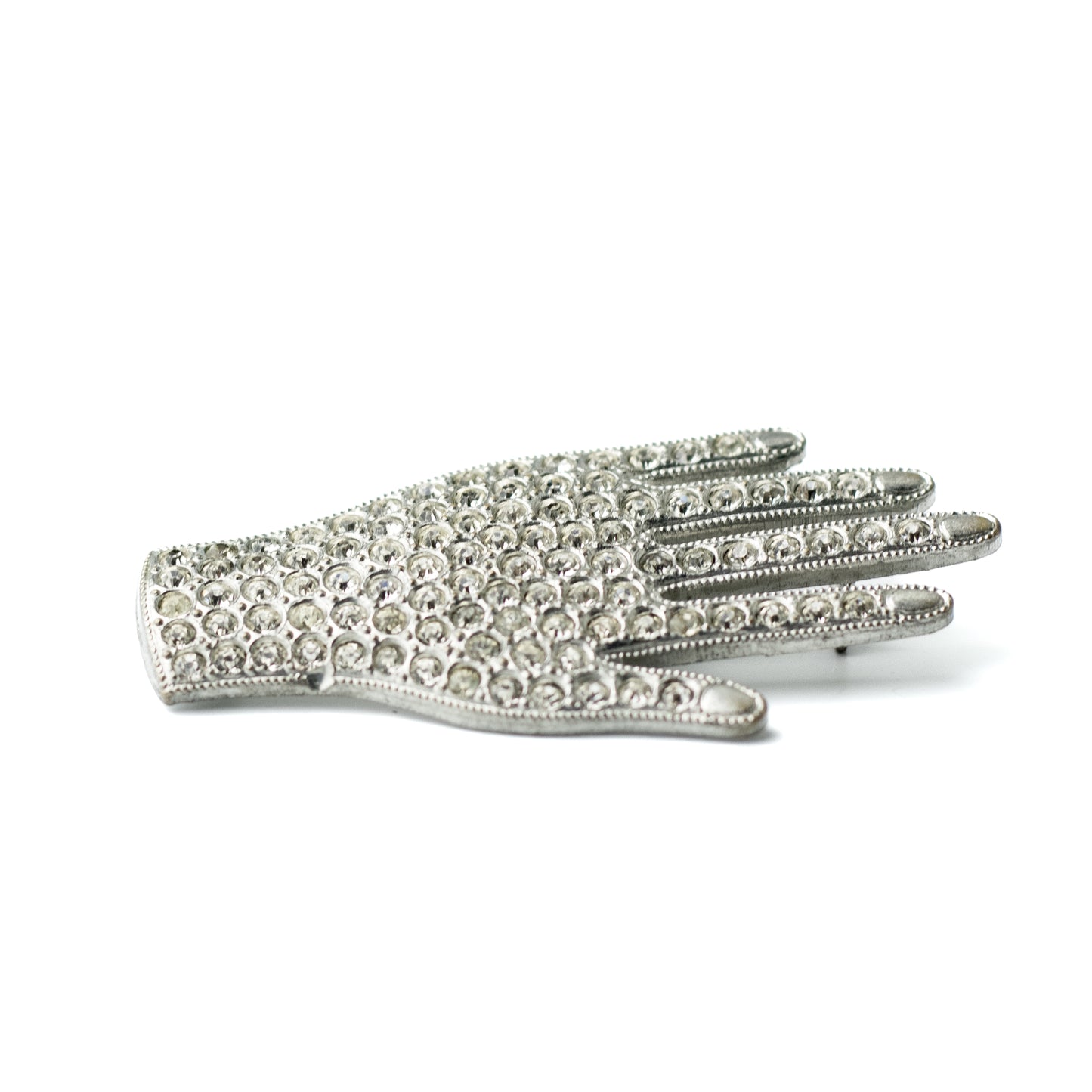 Épingle à main Art déco avec strass pavés