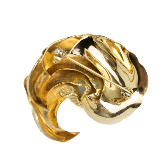 Henkel & Grosse for Dior 1962 Vintage Swirl Brooch