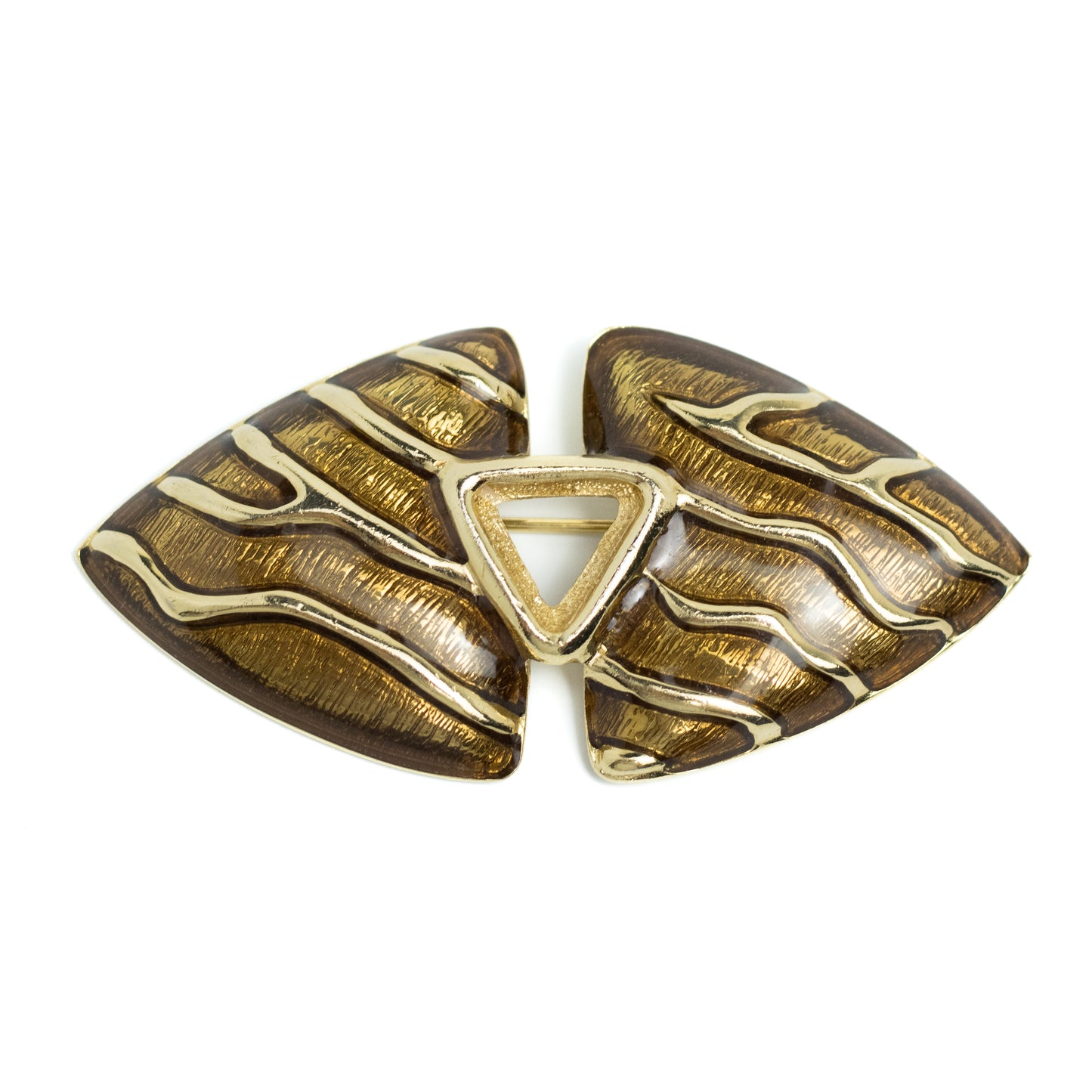Guy Laroche Vintage Enamel Bow Brooch