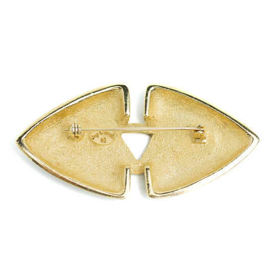 Guy Laroche Vintage Enamel Bow Brooch
