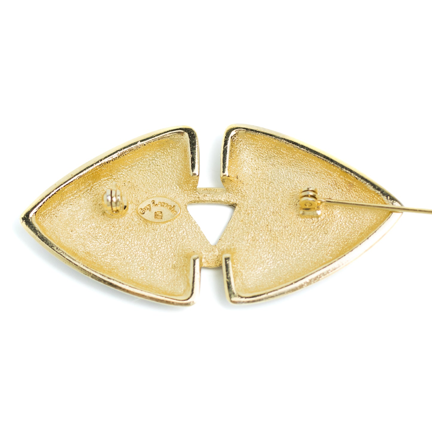 Guy Laroche Vintage Enamel Bow Brooch