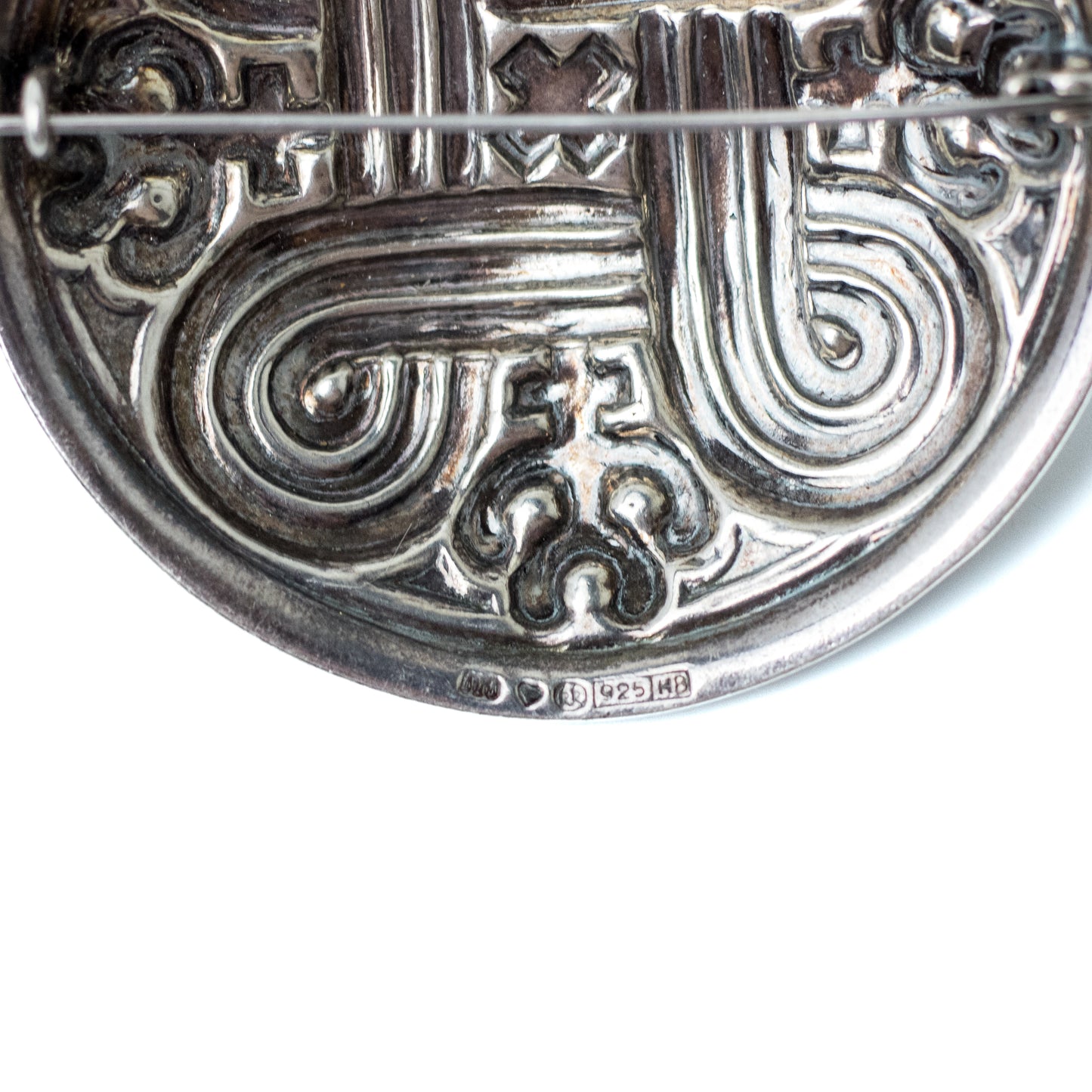 Kalevala Koru Silver Brooch with Saint John’s Arms Motif - Hannunvaakuna