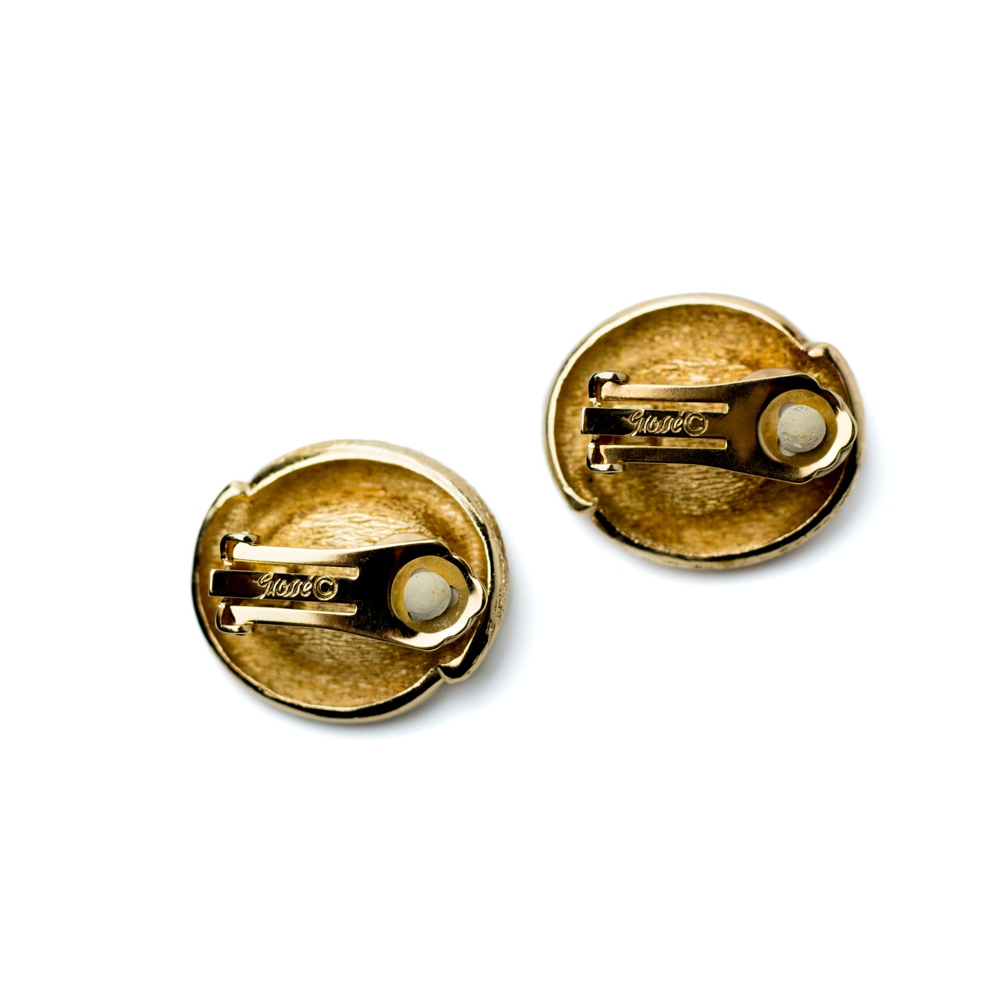Henkel & Grosse for Dior Vintage Faux Pearl Clip-on Earrings