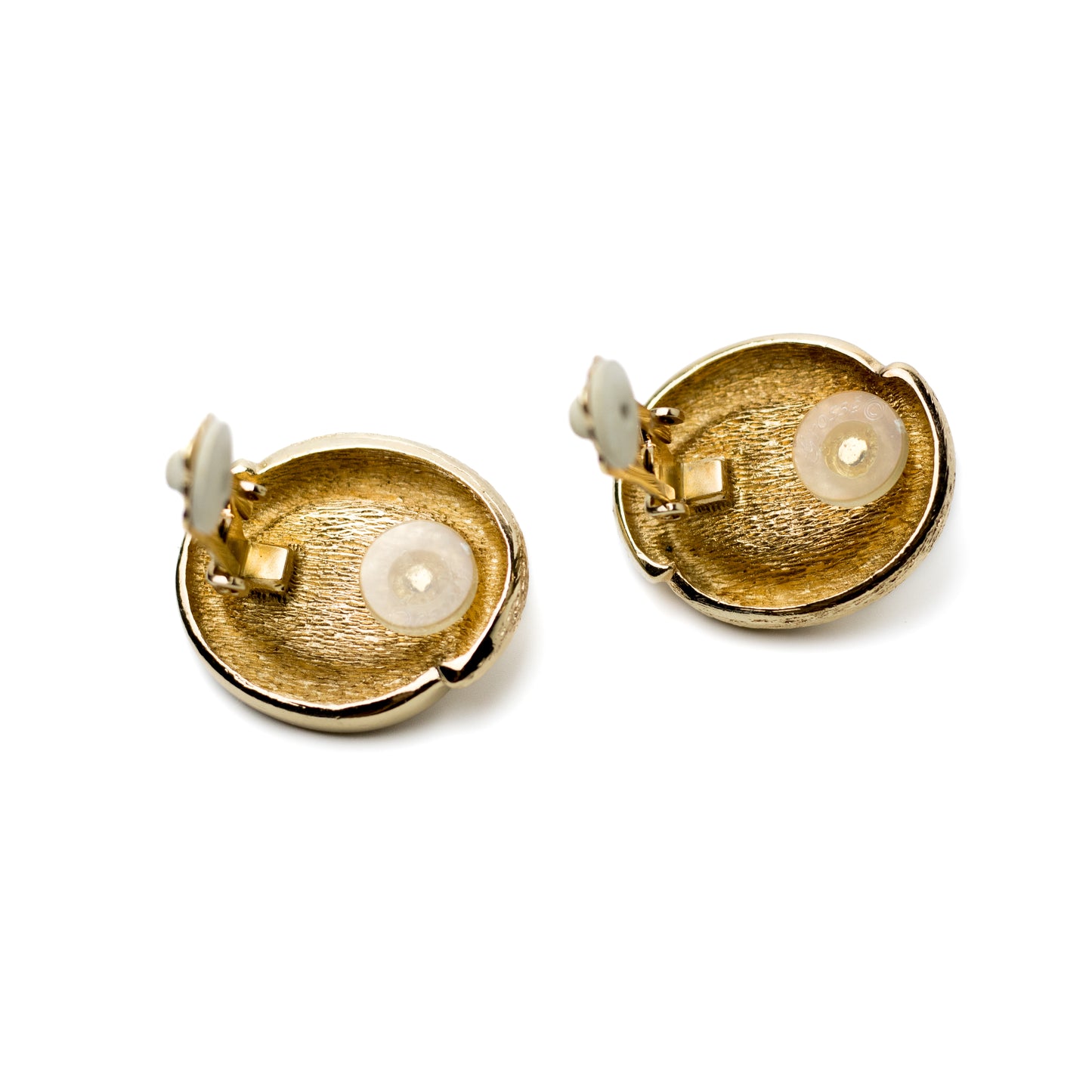 Henkel & Grosse for Dior Vintage Faux Pearl Clip-on Earrings