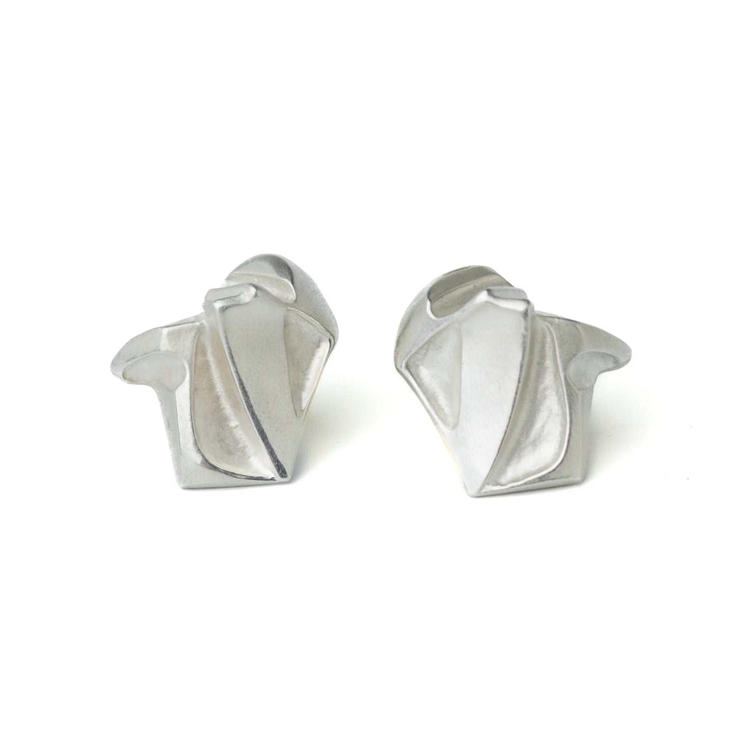Lapponia Nastassia Sterling Silver Stud Earrings by Björn Weckström