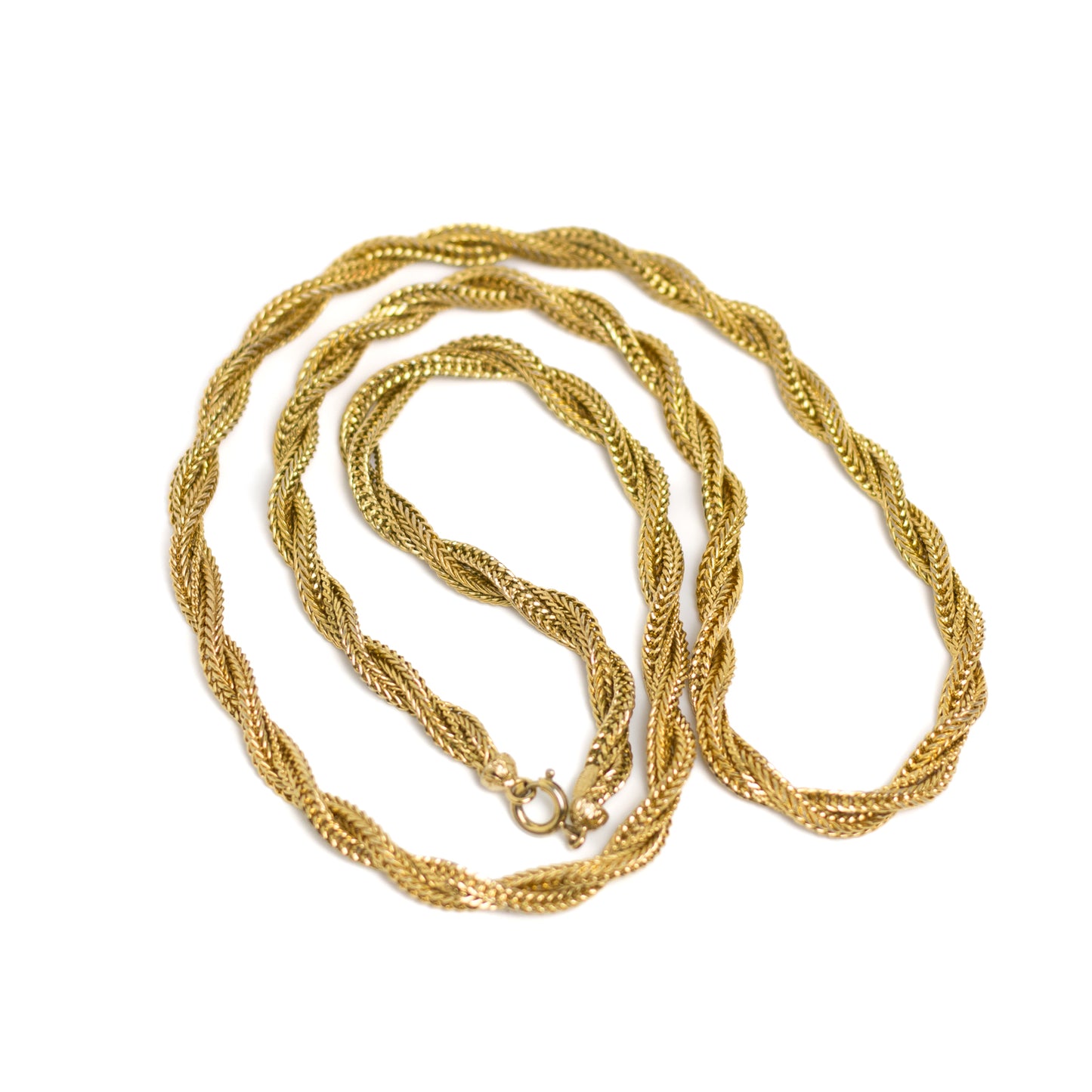 Henkel & Grosse for Dior Vintage Golden Rope Chain Necklace