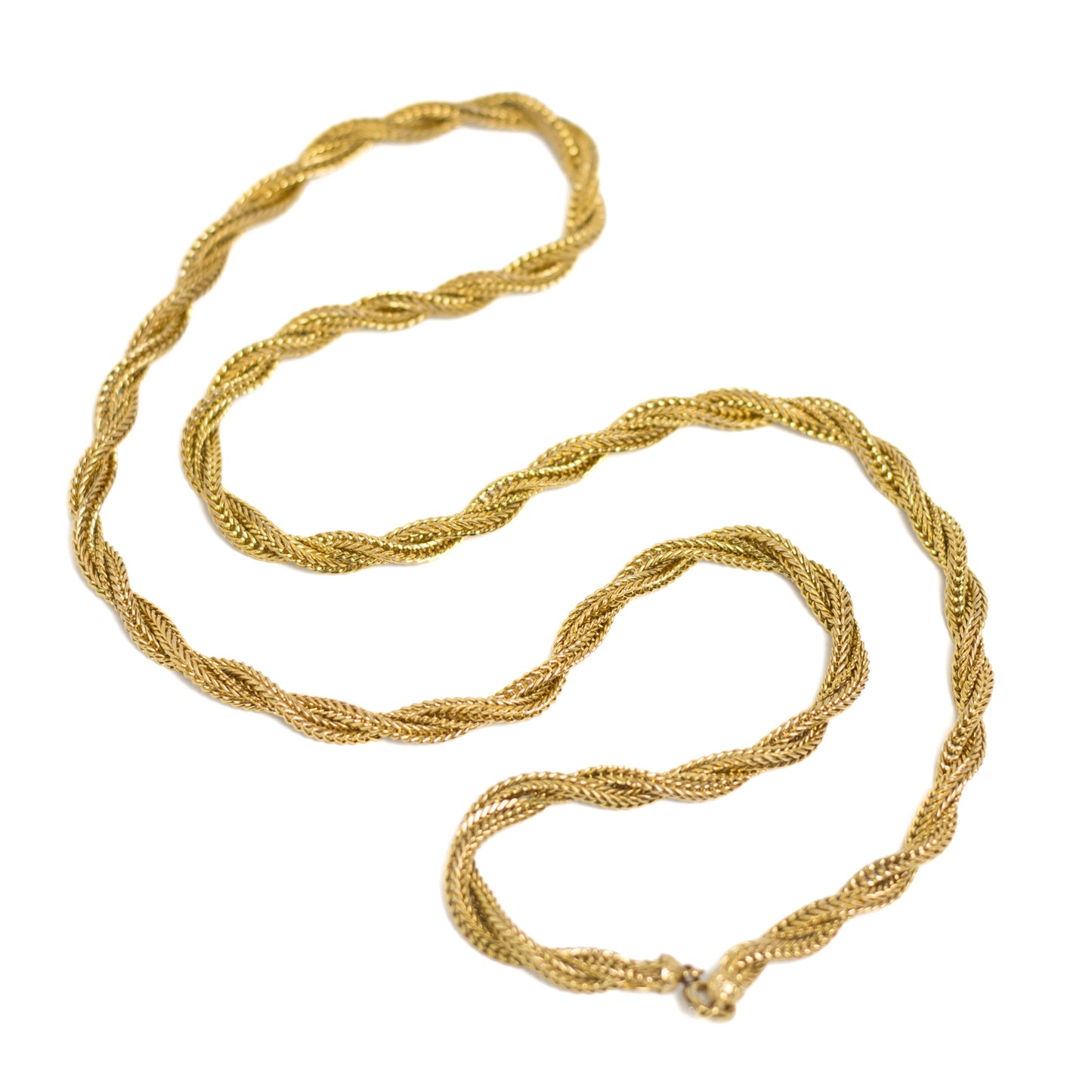 Henkel & Grosse for Dior Vintage Golden Rope Chain Necklace