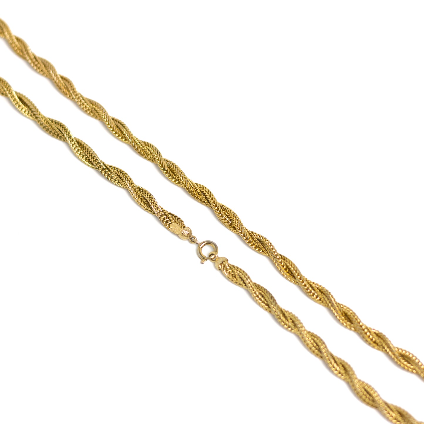 Henkel & Grosse for Dior Vintage Golden Rope Chain Necklace