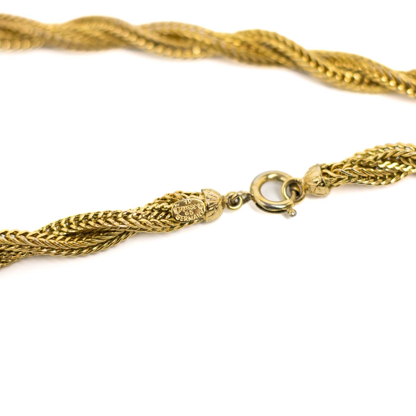 Henkel & Grosse for Dior Vintage Golden Rope Chain Necklace