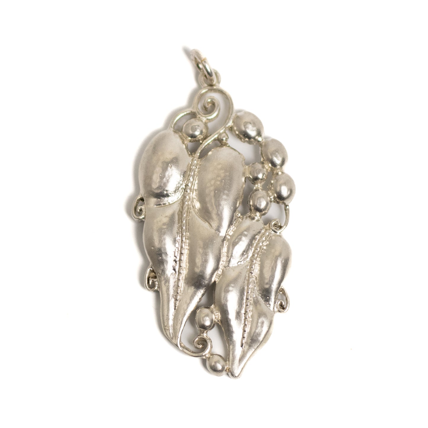 Art Nouveau Antique Silver Pendant by Karl Karst, Germany