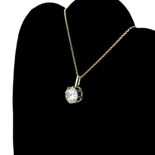 Vintage Finnish Silver Pendant with Cubic Zirconia Attributed to Elis Kauppi