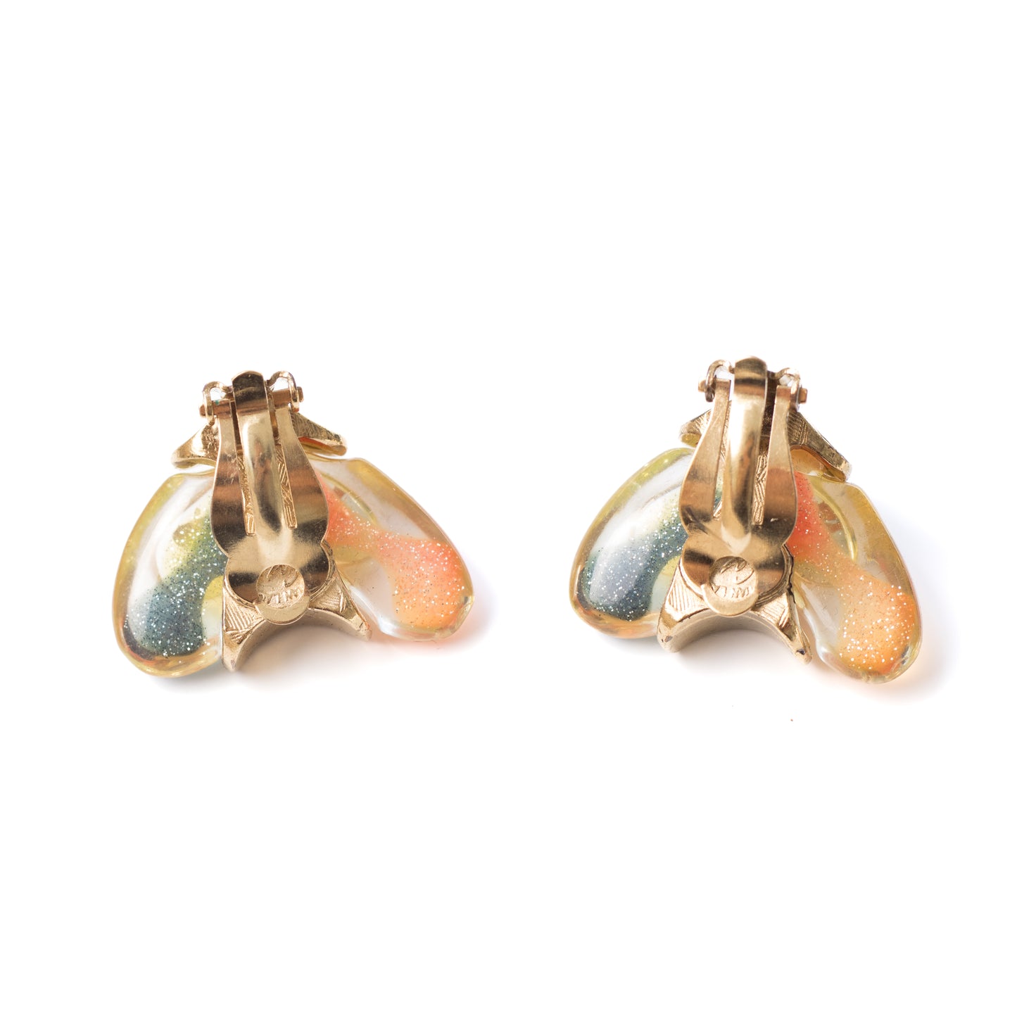 Christian Lacroix Vintage Jewelry Set with Rainbow Resin Hearts