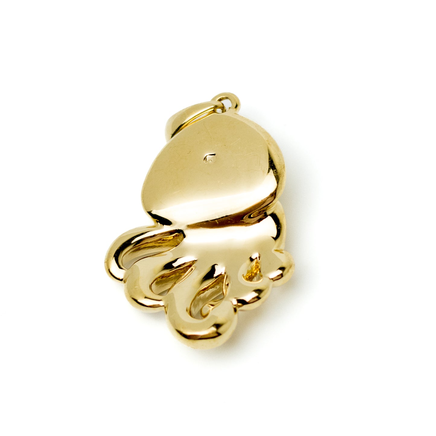 Pierre Lang Gold-Tone Octopus Vintage Pendant with Crystal Eyes