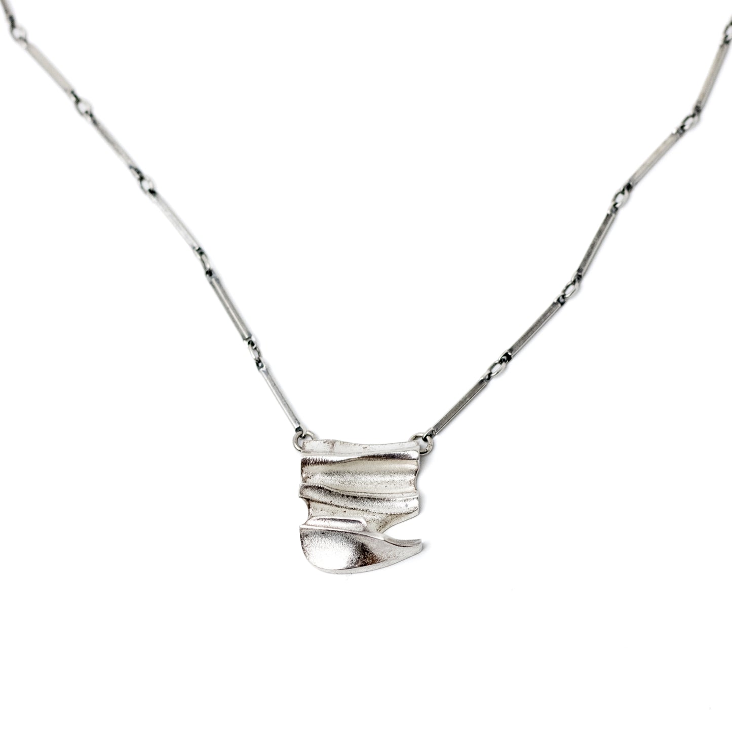 Lapponia Cumulus Sterling Silver Pendant Necklace by Björn Weckström 1987