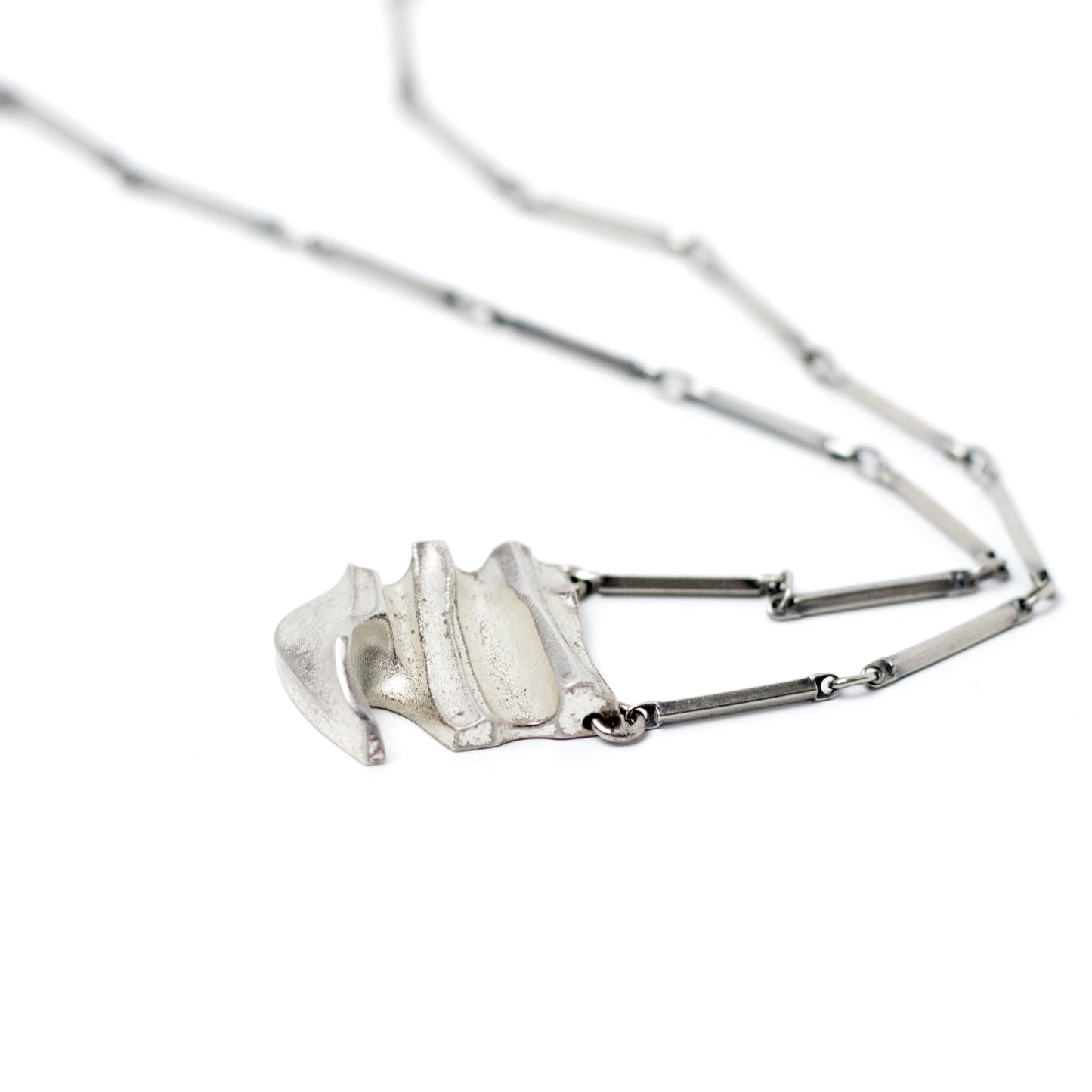 Lapponia Cumulus Sterling Silver Pendant Necklace by Björn Weckström 1987