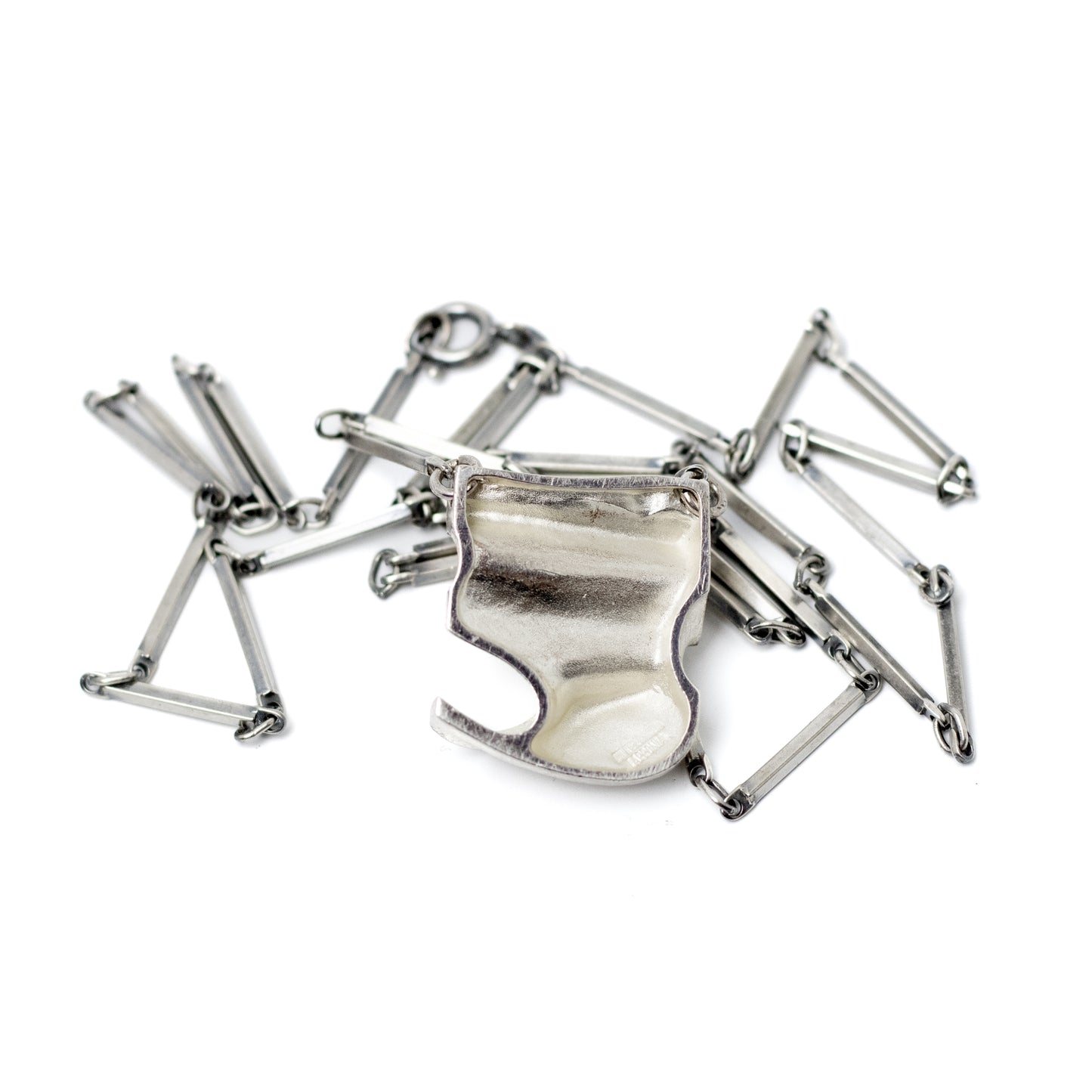 Lapponia Cumulus Sterling Silver Pendant Necklace by Björn Weckström 1987