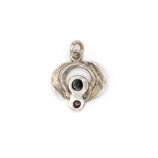 Pendentif Valdres Solvsmie Vintage Tourmaline S925