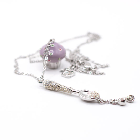 Swarovski Disney Alice au Pays des Merveilles Collier en cristal vintage
