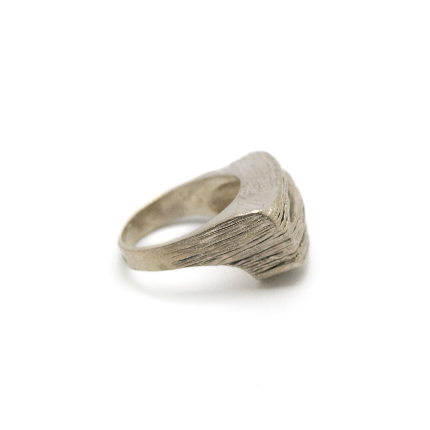 Hans Steffin Vintage Brutalist Sterling Silver Ring