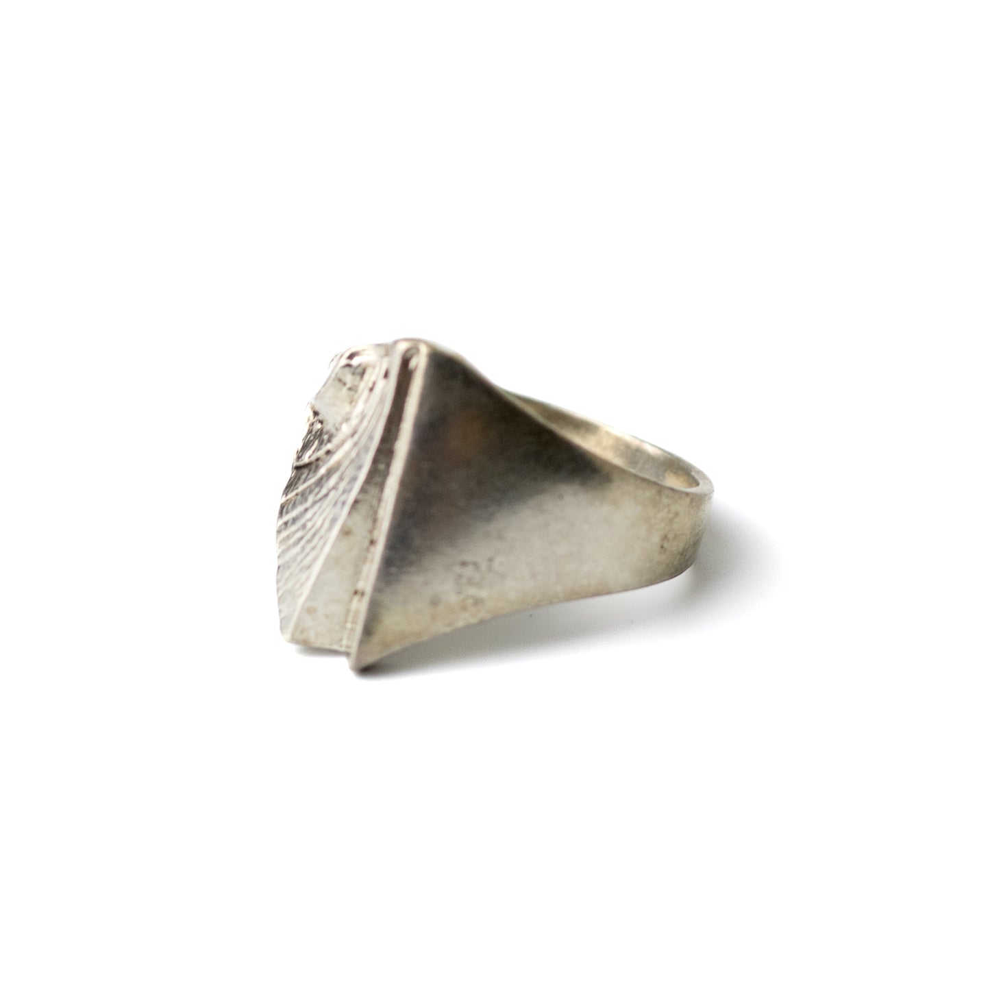Matti Hyvarinen Vintage Finnish Brutalist Silver Ring