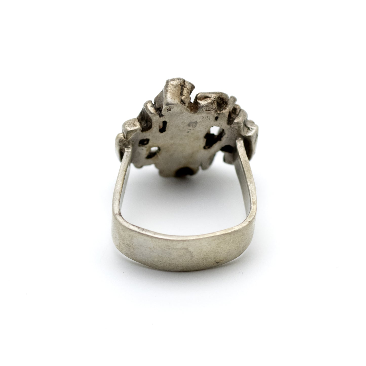 Bague Tundra brutaliste en argent sterling JUHLS