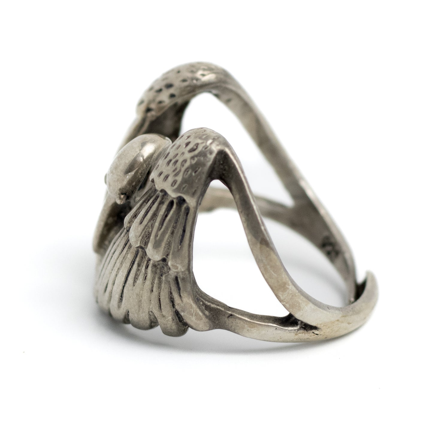 Vintage Sterling Silver Swan Ring