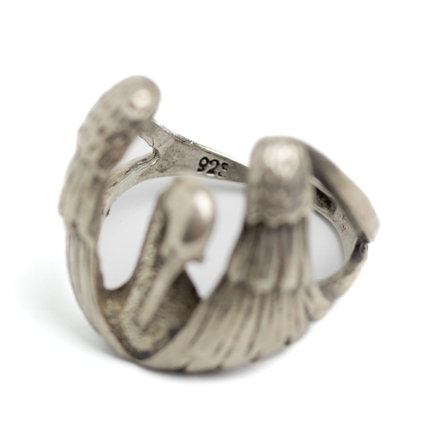 Vintage Sterling Silver Swan Ring
