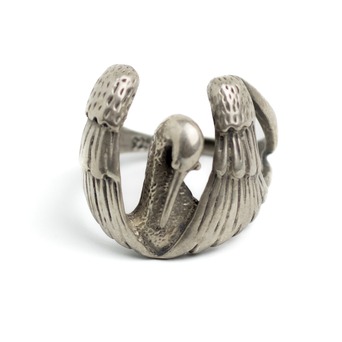 Vintage Sterling Silver Swan Ring
