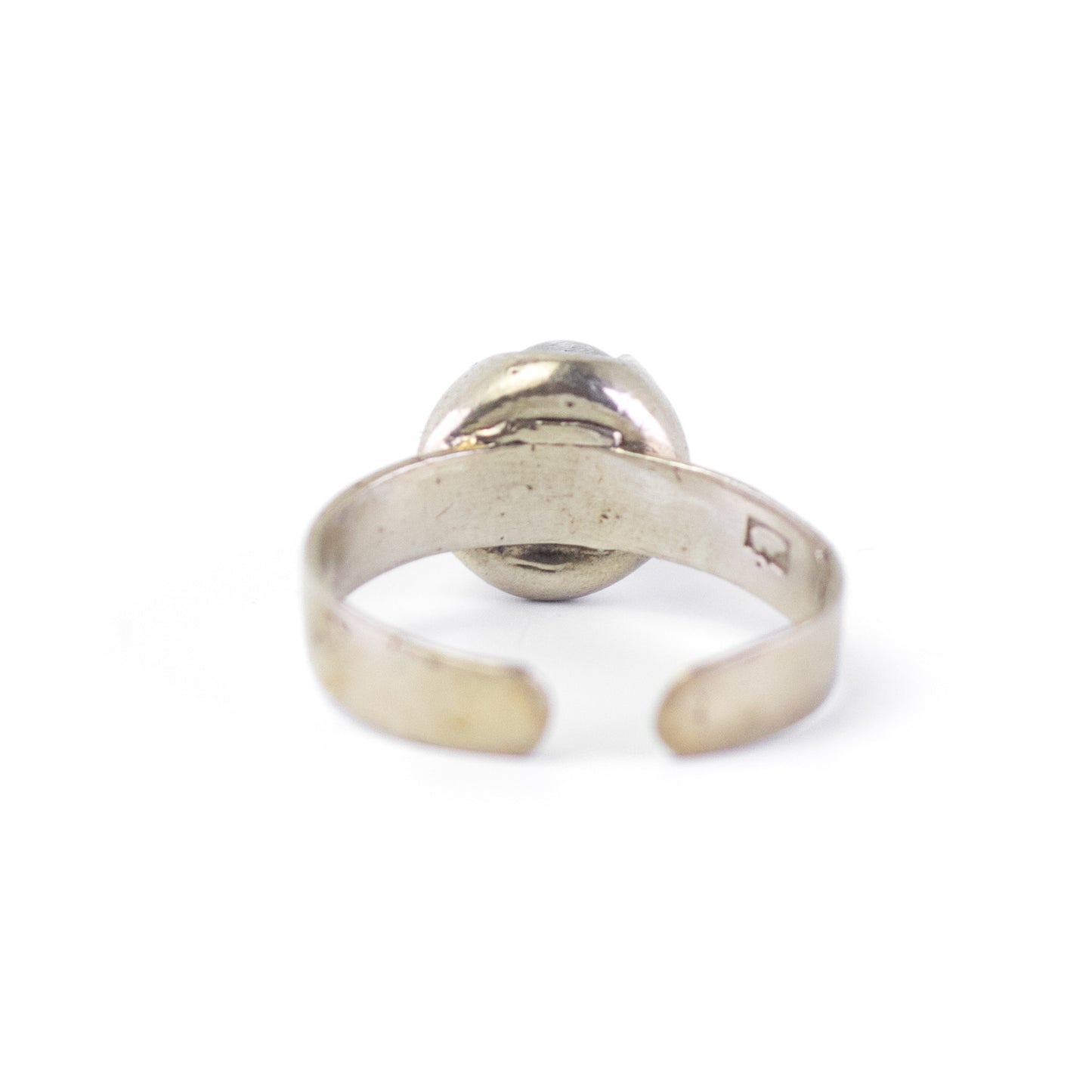 Finnish Vintage Silver Labradorite Sphere Ring By Salovaara