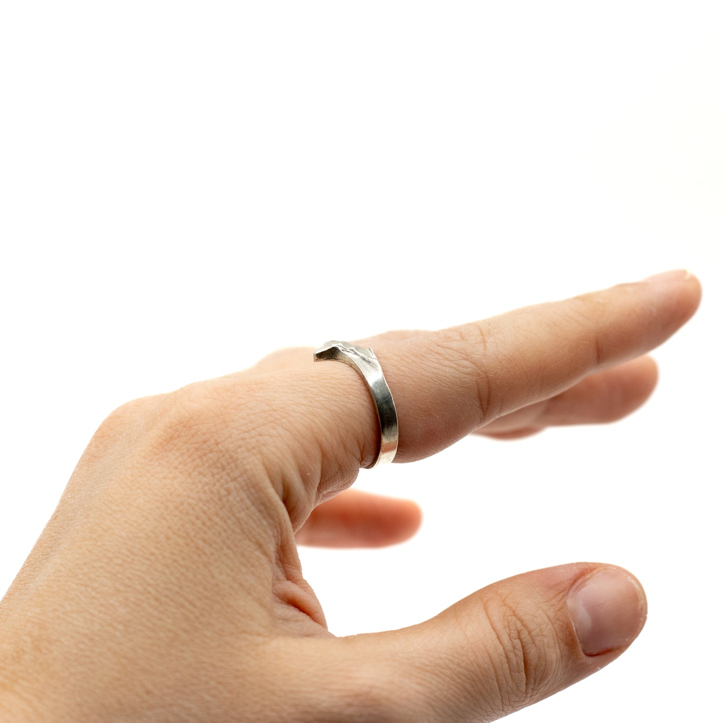 Lapponia Hebe Vintage Silver Ring By Björn Weckström