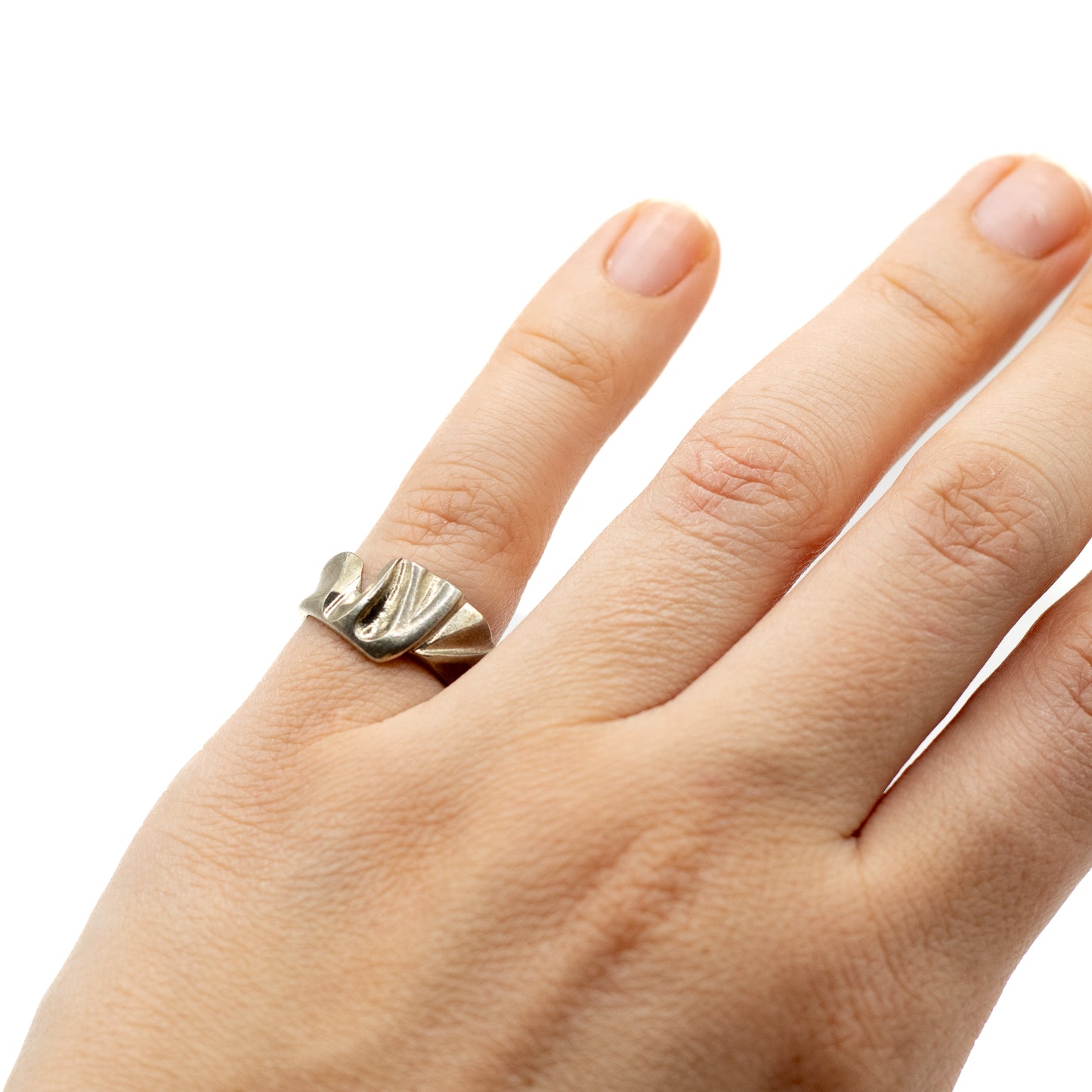 Lapponia Vintage Silver Ring By Björn Weckström
