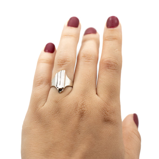 Lapponia Ming Vintage Sterling Silver Ring By Björn Weckström