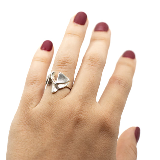 Lapponia Vintage Sterling Silver Ring By Björn Weckström