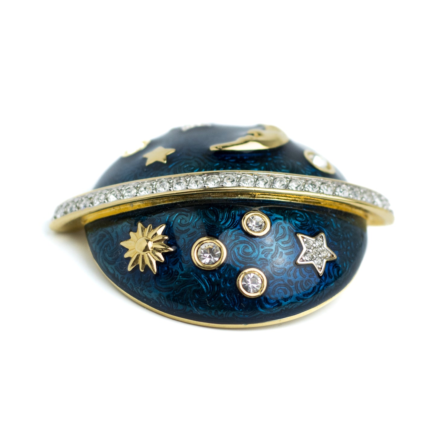 Swarovski Vintage Celestial Jewelry Set of Brooch and Earrings