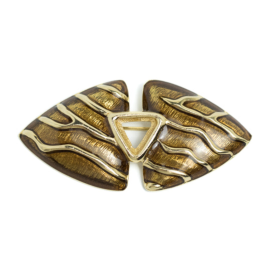 Guy Laroche Vintage Enamel Bow Brooch