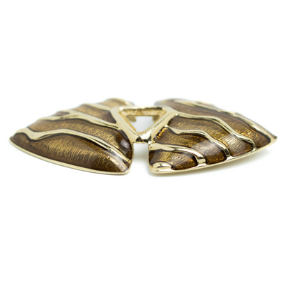 Guy Laroche Vintage Enamel Bow Brooch