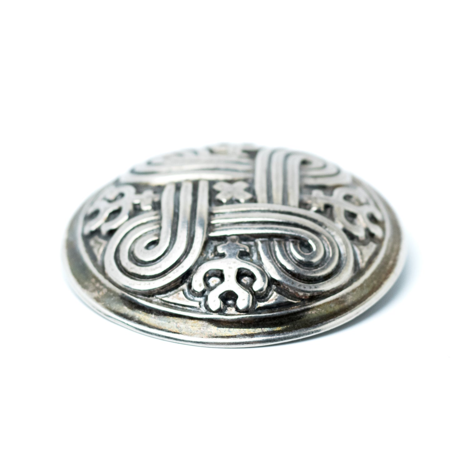 Kalevala Koru Silver Brooch with Saint John’s Arms Motif - Hannunvaakuna