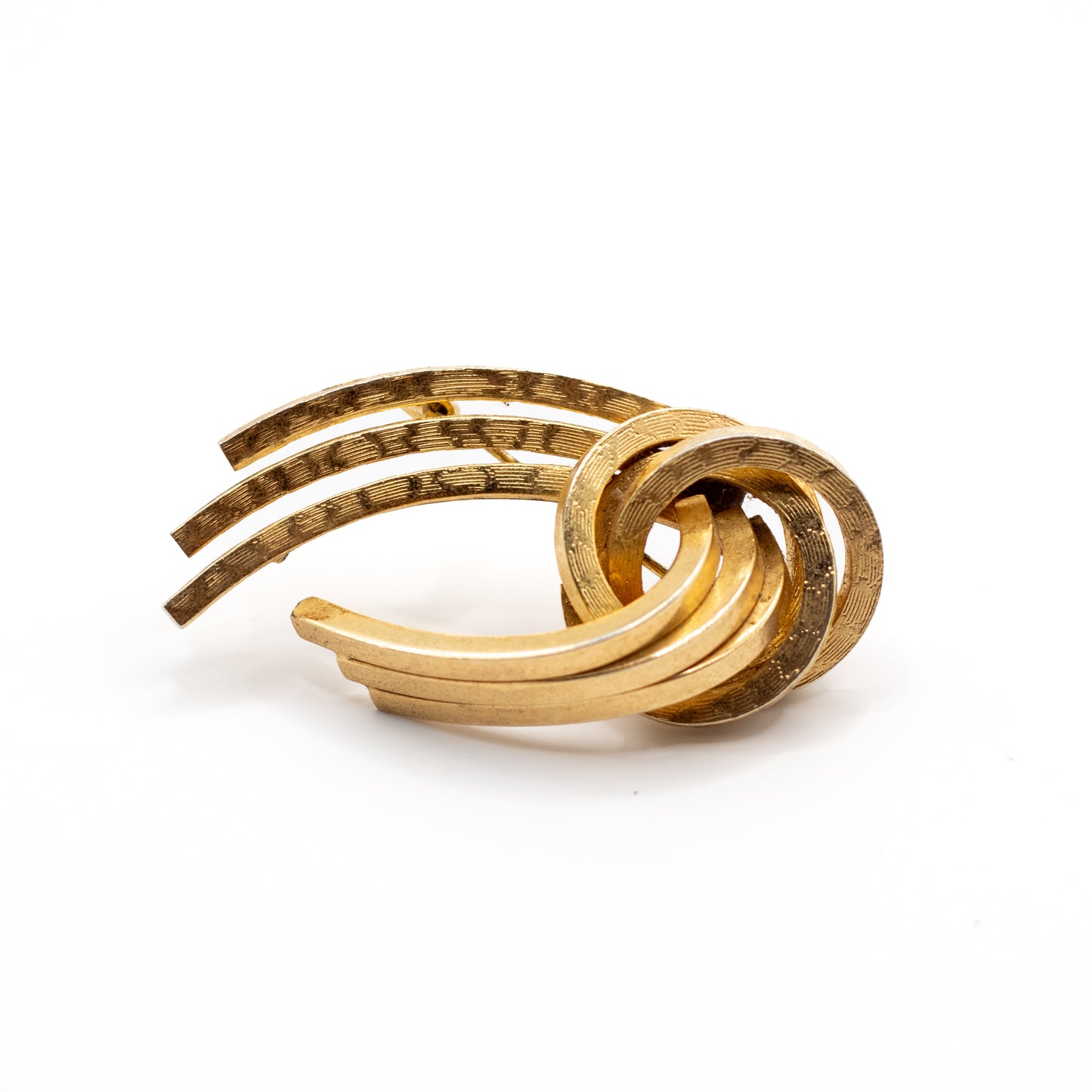 1950er Henkel & Grosse für Dior Goldener Knoten Brosche