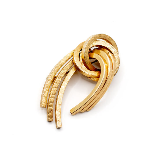 1950s Henkel & Grosse for Dior Golden Knot Brooch