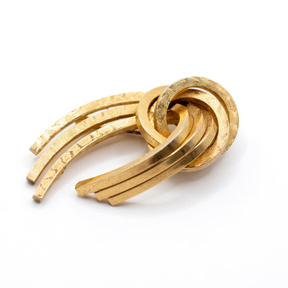1950er Henkel & Grosse für Dior Goldener Knoten Brosche