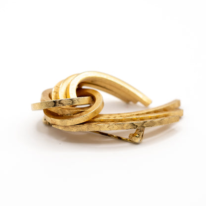 1950er Henkel & Grosse für Dior Goldener Knoten Brosche