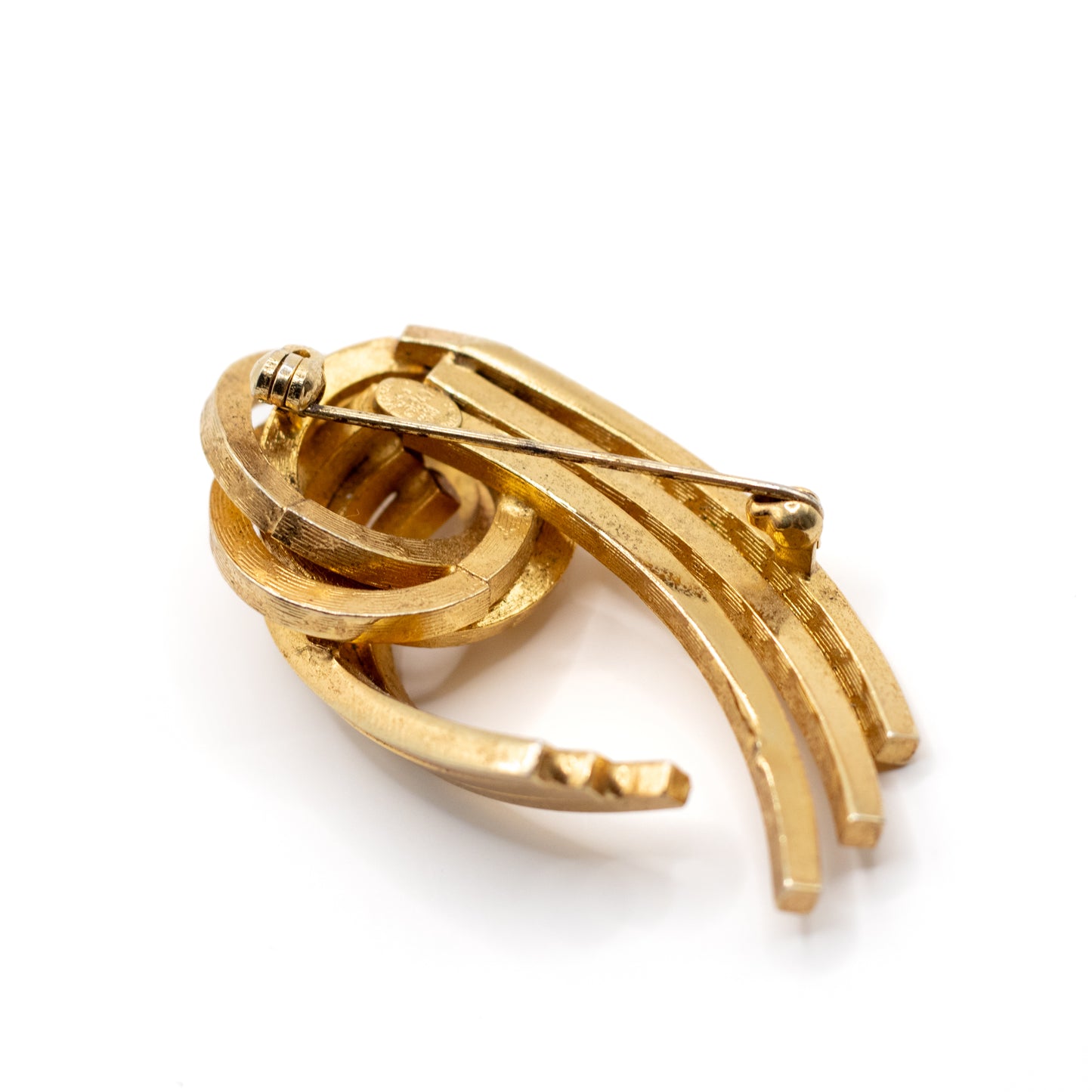1950er Henkel & Grosse für Dior Goldener Knoten Brosche