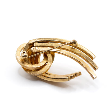 1950er Henkel & Grosse für Dior Goldener Knoten Brosche