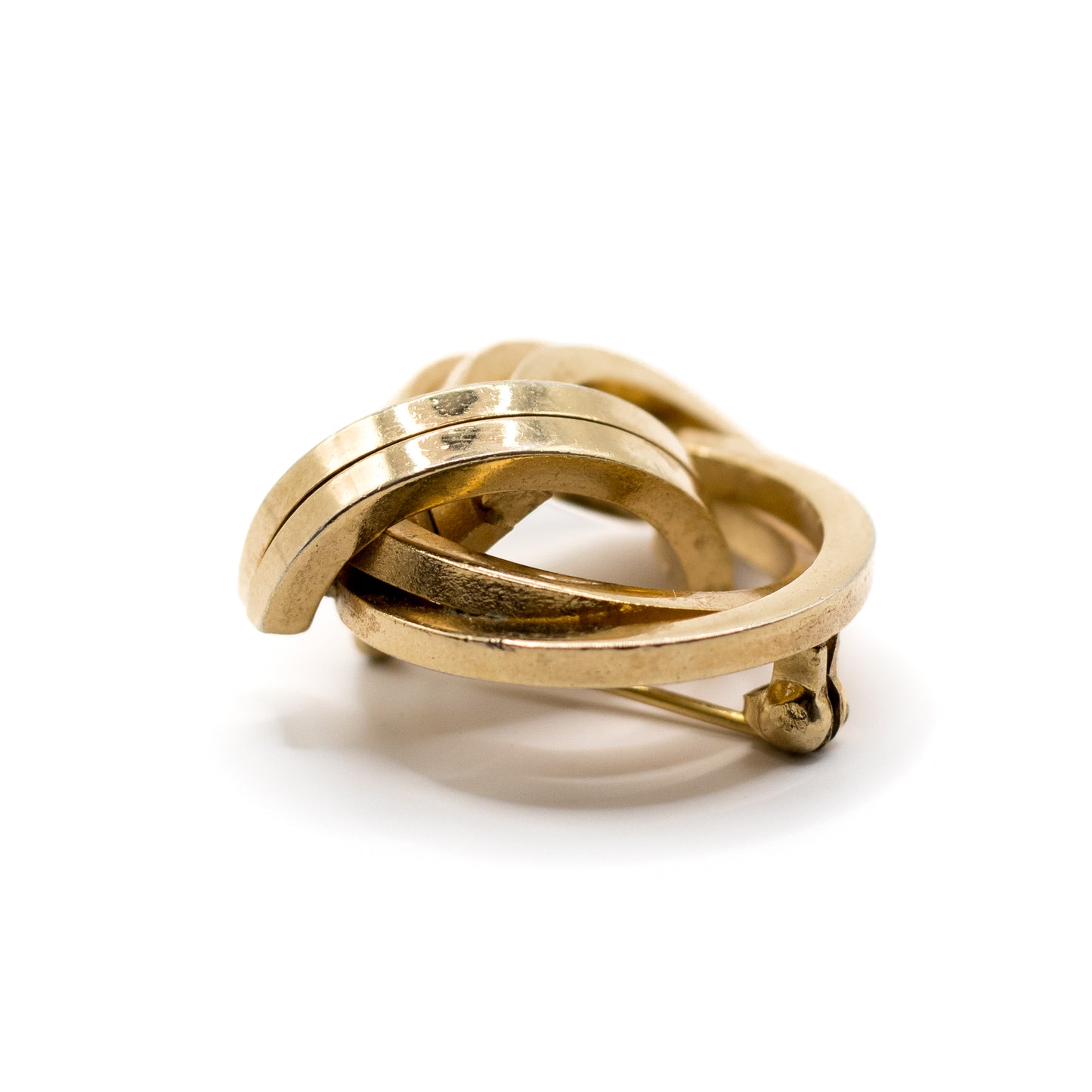 1960er Henkel & Grosse für Dior goldene Knoten-Vintage-Brosche