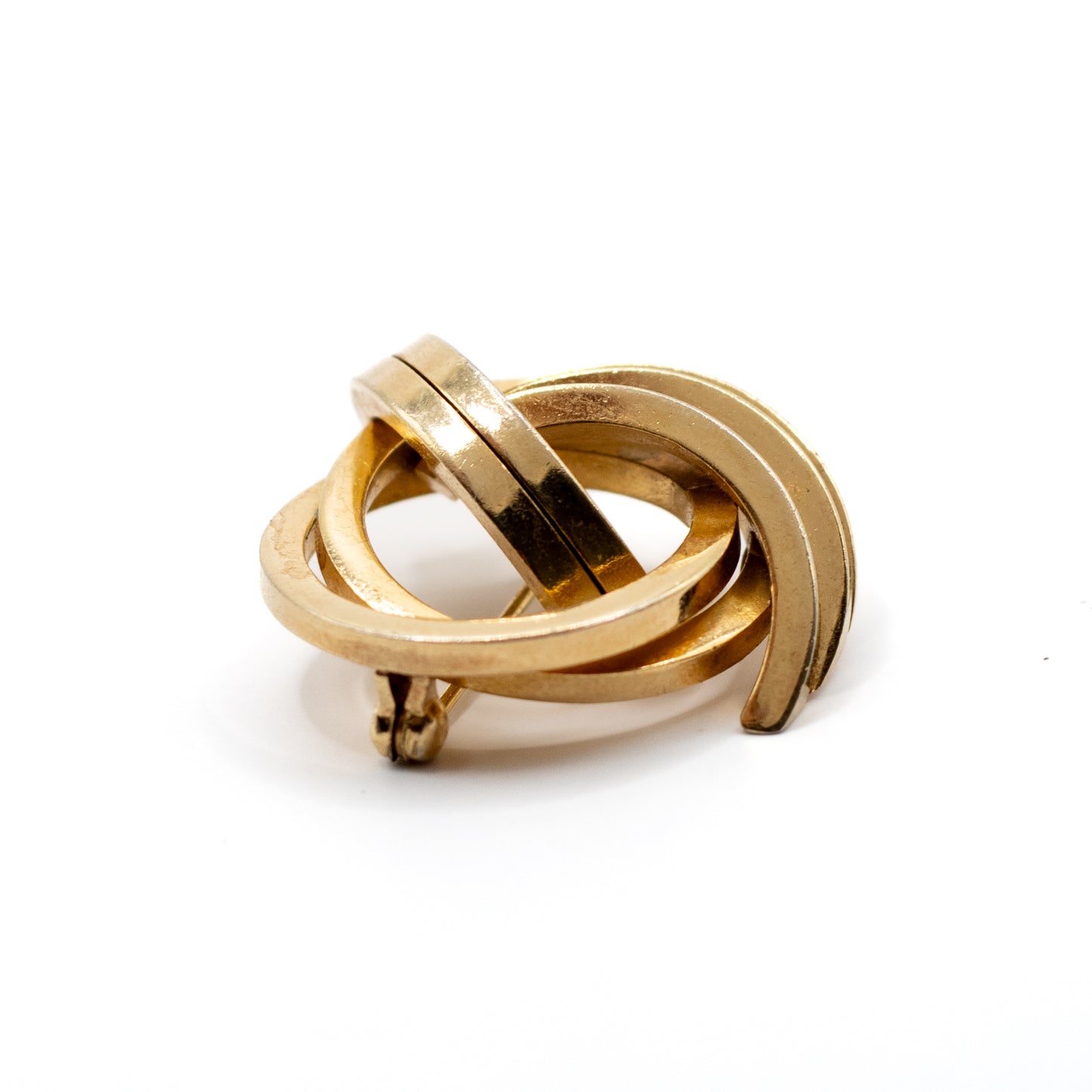 1960er Henkel & Grosse für Dior goldene Knoten-Vintage-Brosche