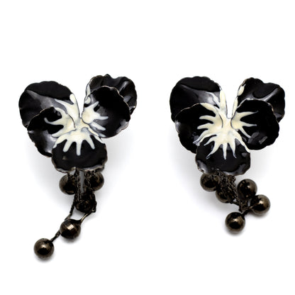 Anne Fontaine Orchid  Vintage Cufflinks