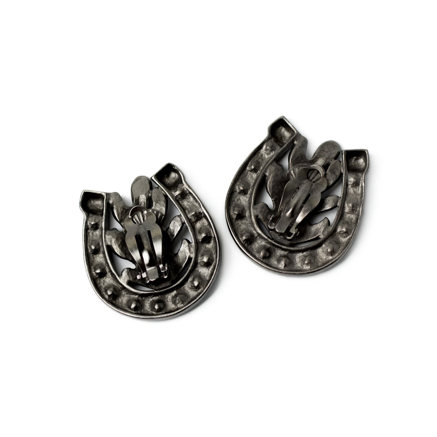 Karl Lagerfeld Horseshoe Statement Clip-on Earrings