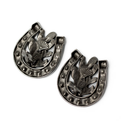 Karl Lagerfeld Horseshoe Statement Clip-on Earrings